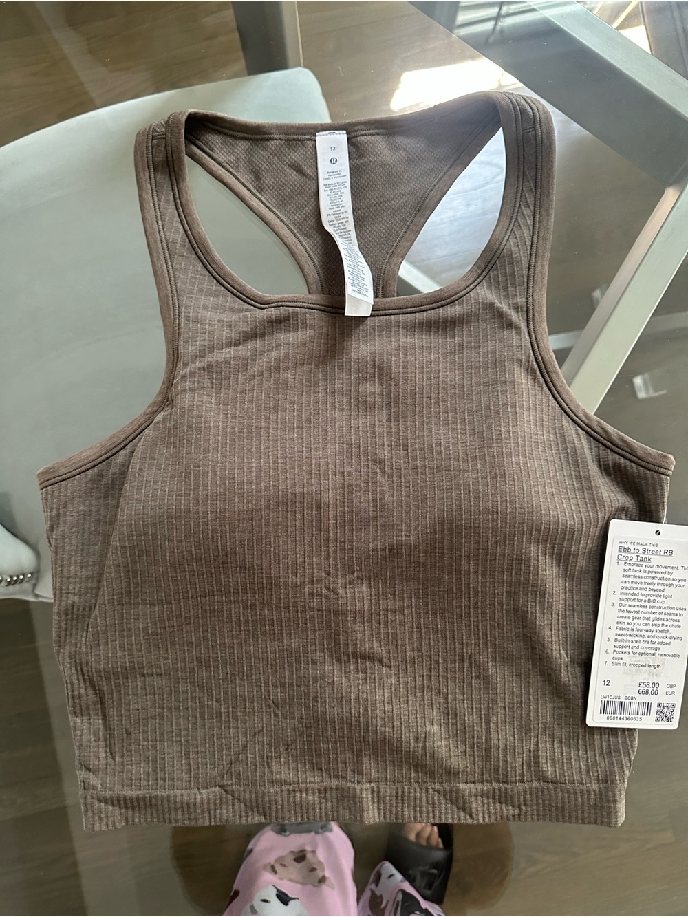 Ebb To Street Racerback Cropped Tank - Picture 5 of 6